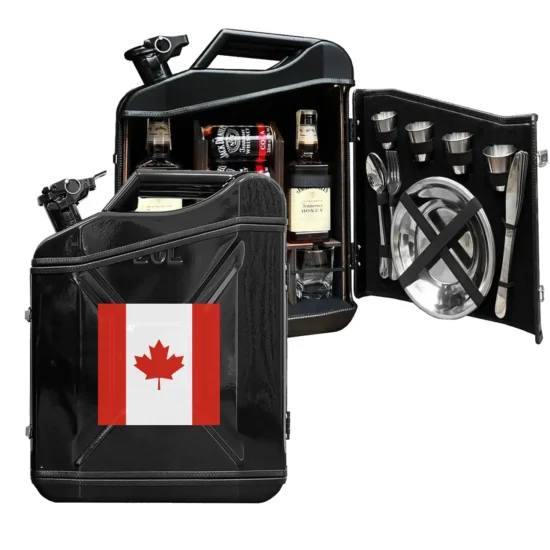 kanister bar canada mit geschirr